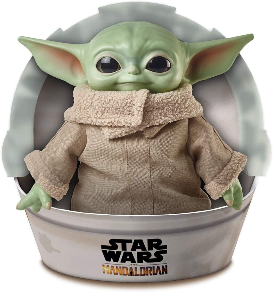  Peluche figurine - Bébé Yoda Star Wars, 28 cm - Mattel
